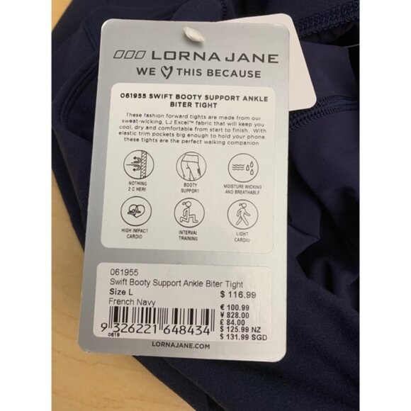 Lorna Jane Swift Booty Ankle Biter Tight NWT - Picture 7 of 7